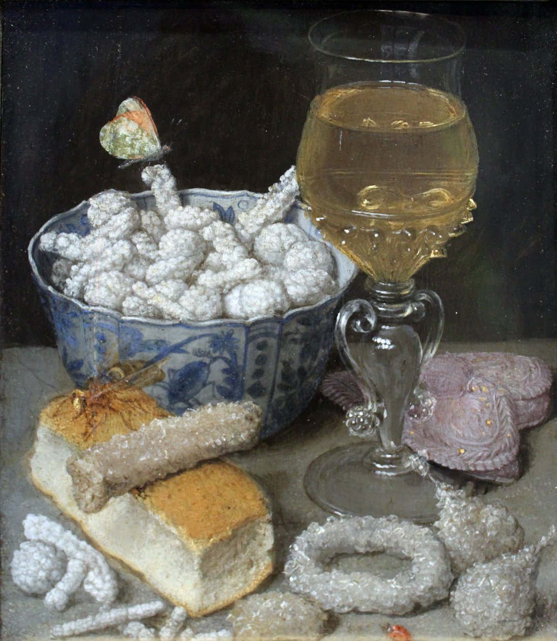 Stilleben med bröd och sötsaker av Georg Flegel