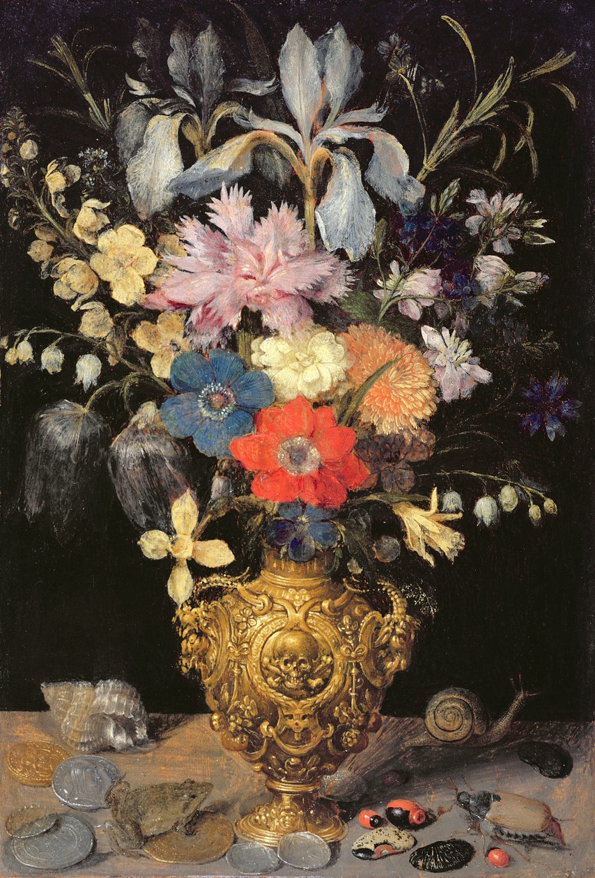 Stilleben med blommor, c.1604 av Georg Flegel