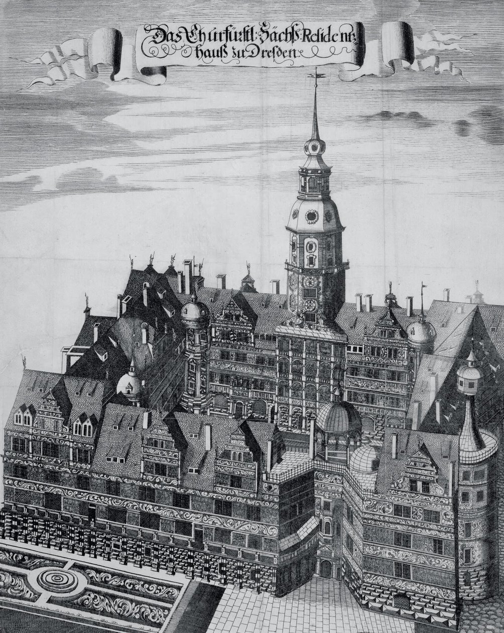 Valpalatset i Dresden av Georg Jakob Schneider