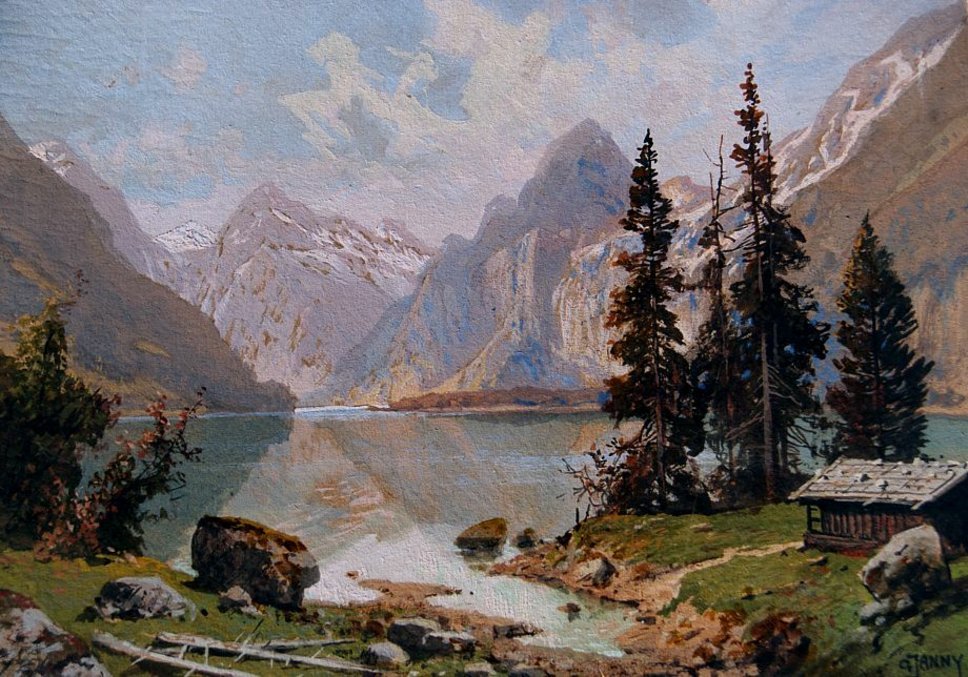  Konigsee vom Kessel av Georg Janny