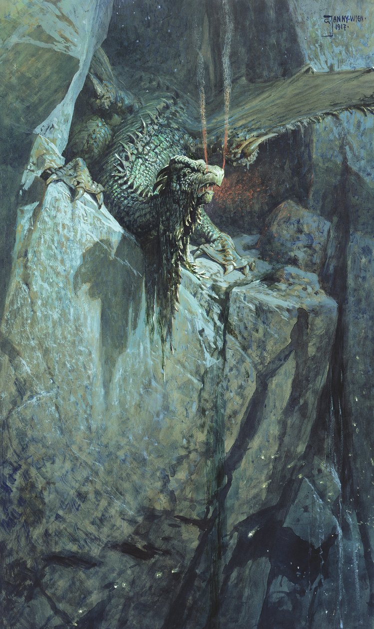 Drakens grotta, 1917 av Georg Janny