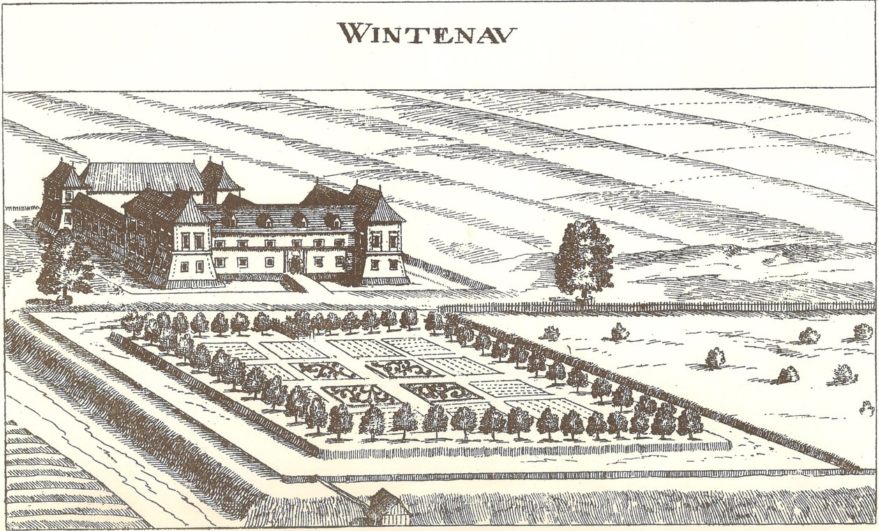 Topografi av hertigdömet Steiermark - 479 Windenau bei Marburg av Georg Matthaus Vischer