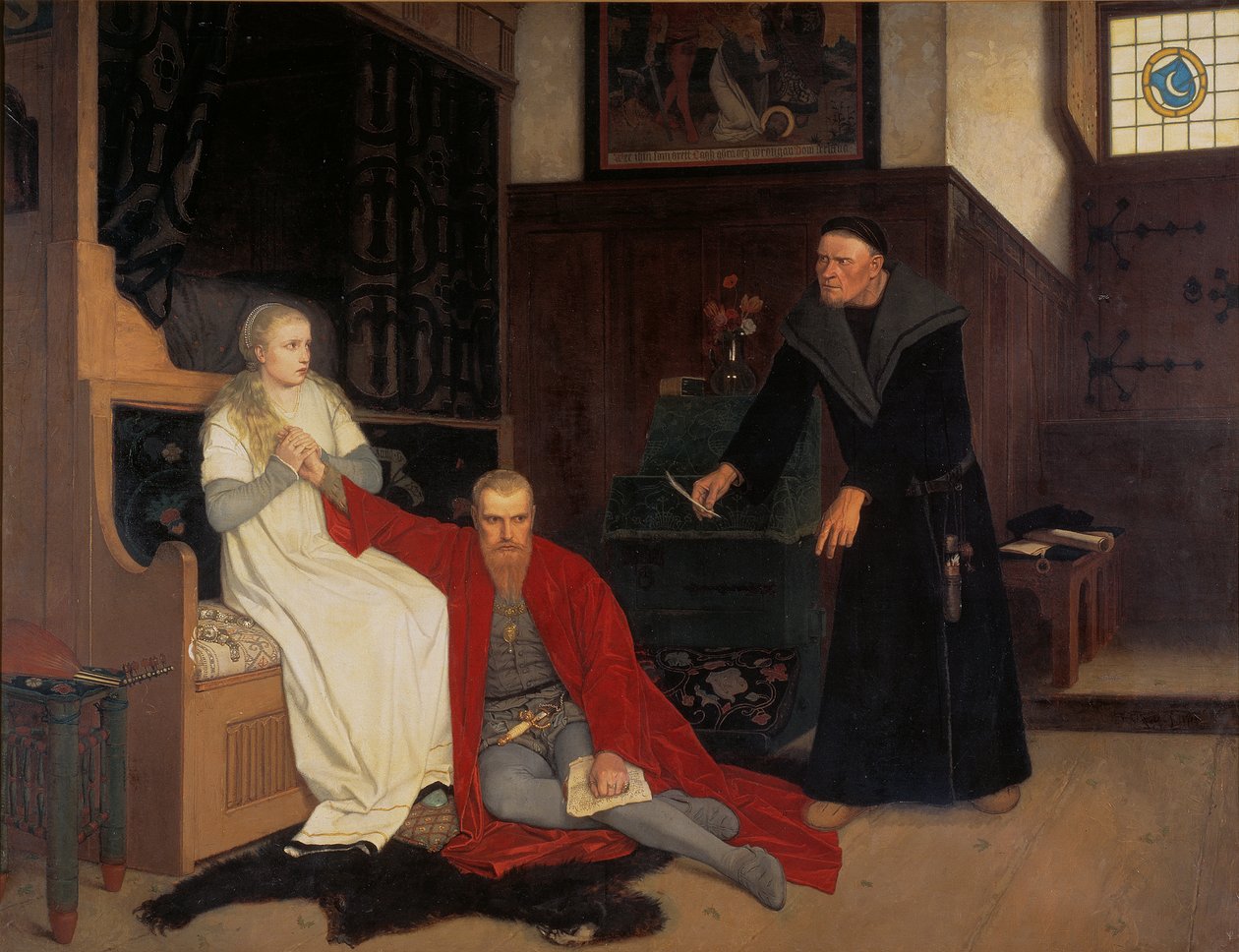 Kung Erik XIV av Sverige (1533-77) 1871 av Georg Rosen