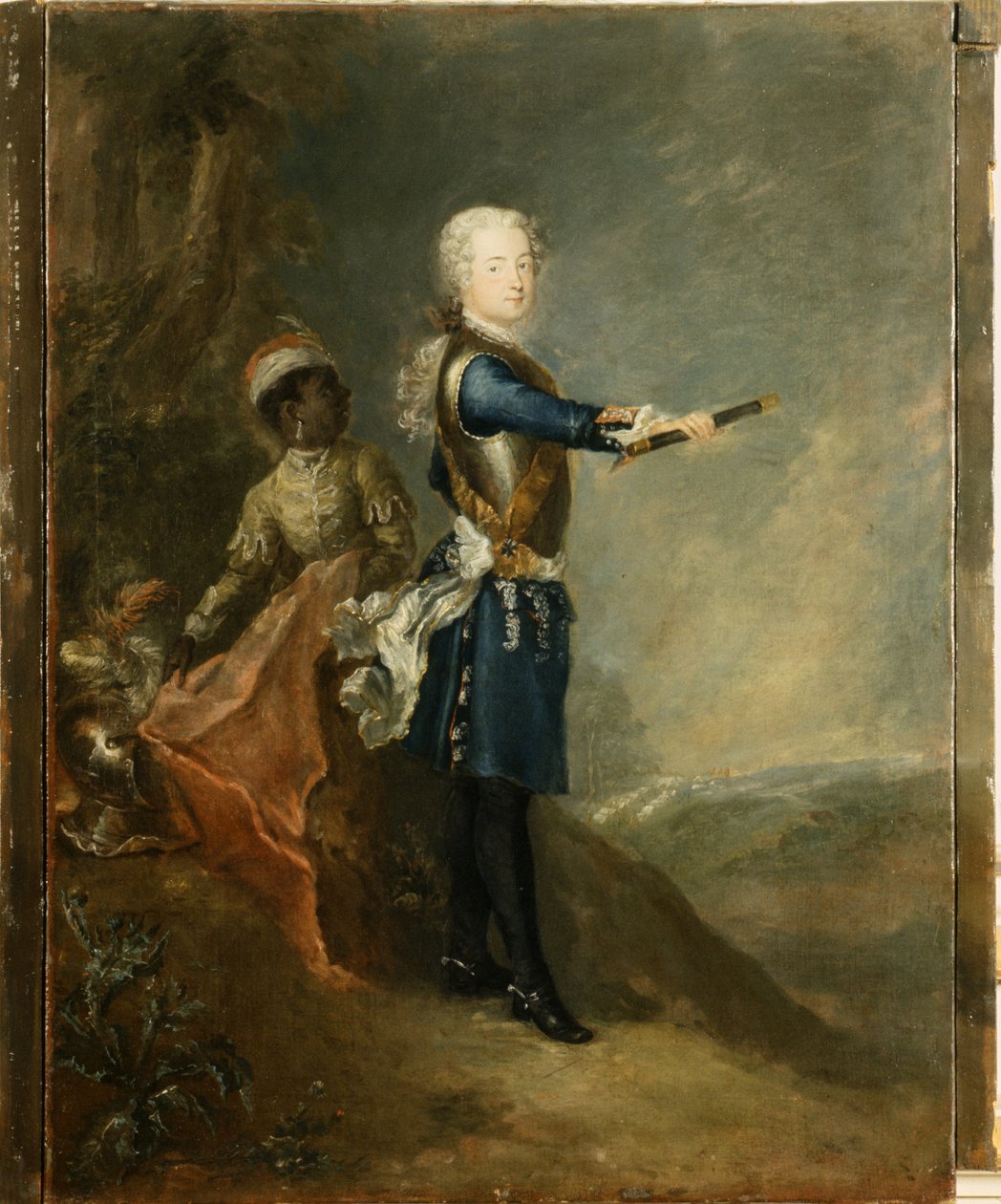 Fredrik II som kronprins, c.1735 av Georg Wenzeslaus von Knobelsdorff