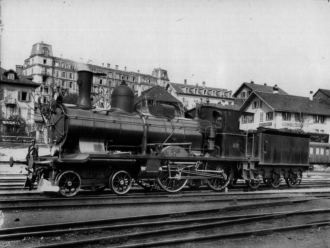 Expresslok A 2/4 nr 418 från schweiziska federala järnvägar av Georg Wilhelm Hecklau