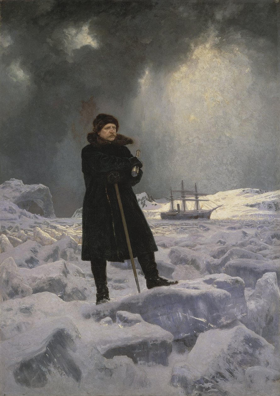 Upptäckaren A. E. Nordenskiold, 1886 av Georg Rosen
