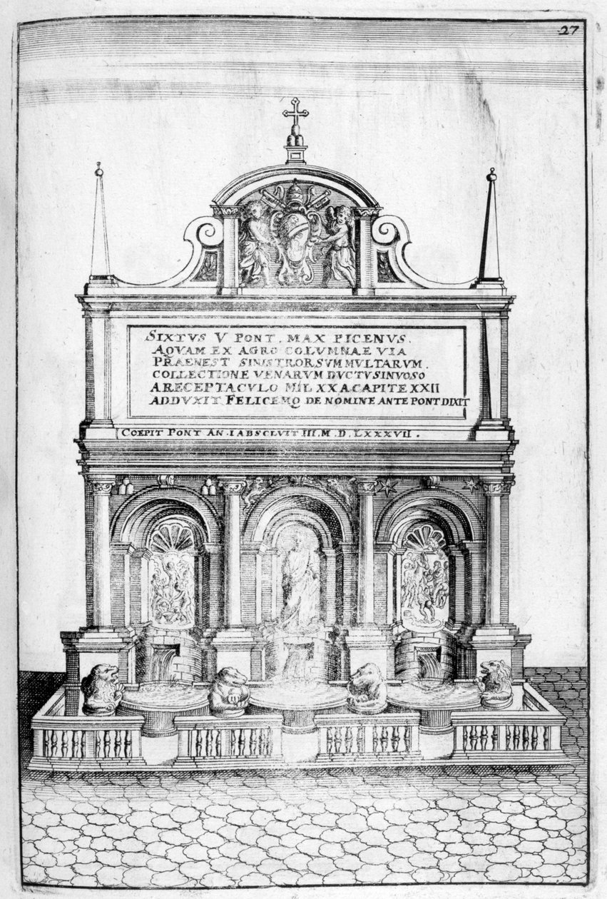 Fontändesign, 1664 av Georg Andreas Bockler