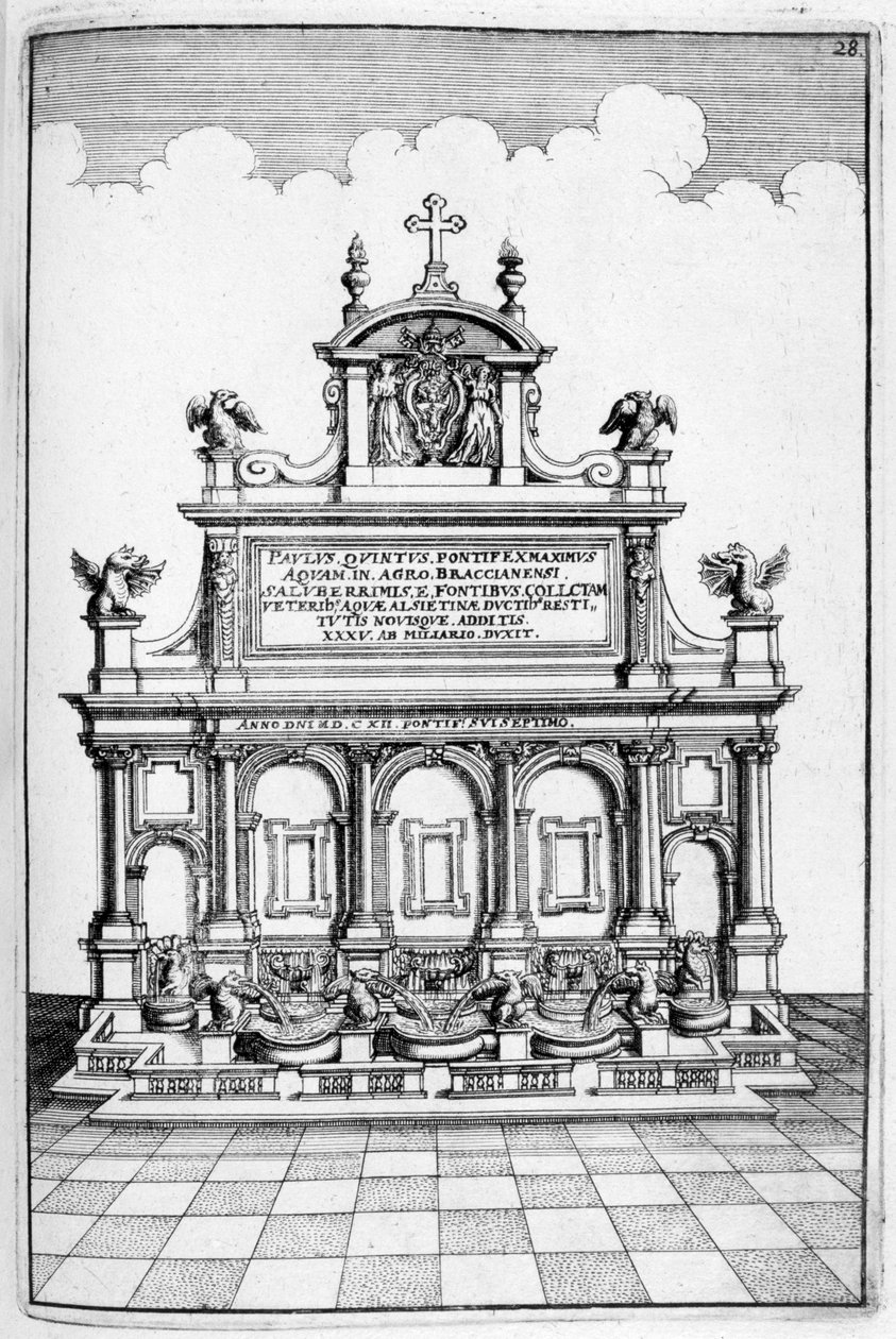 Fontändesign, 1664 av Georg Andreas Bockler