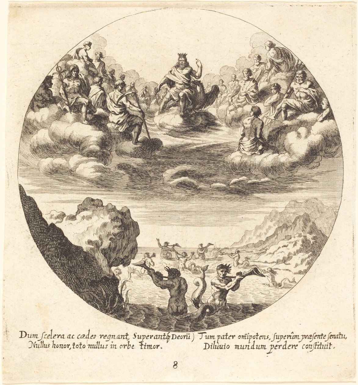 Jove och gudarna av Georg Andreas Wolfgang the Elder