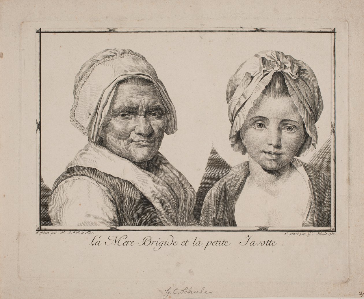 Moder Brigide och lilla Javotte av Georg Christian Schule
