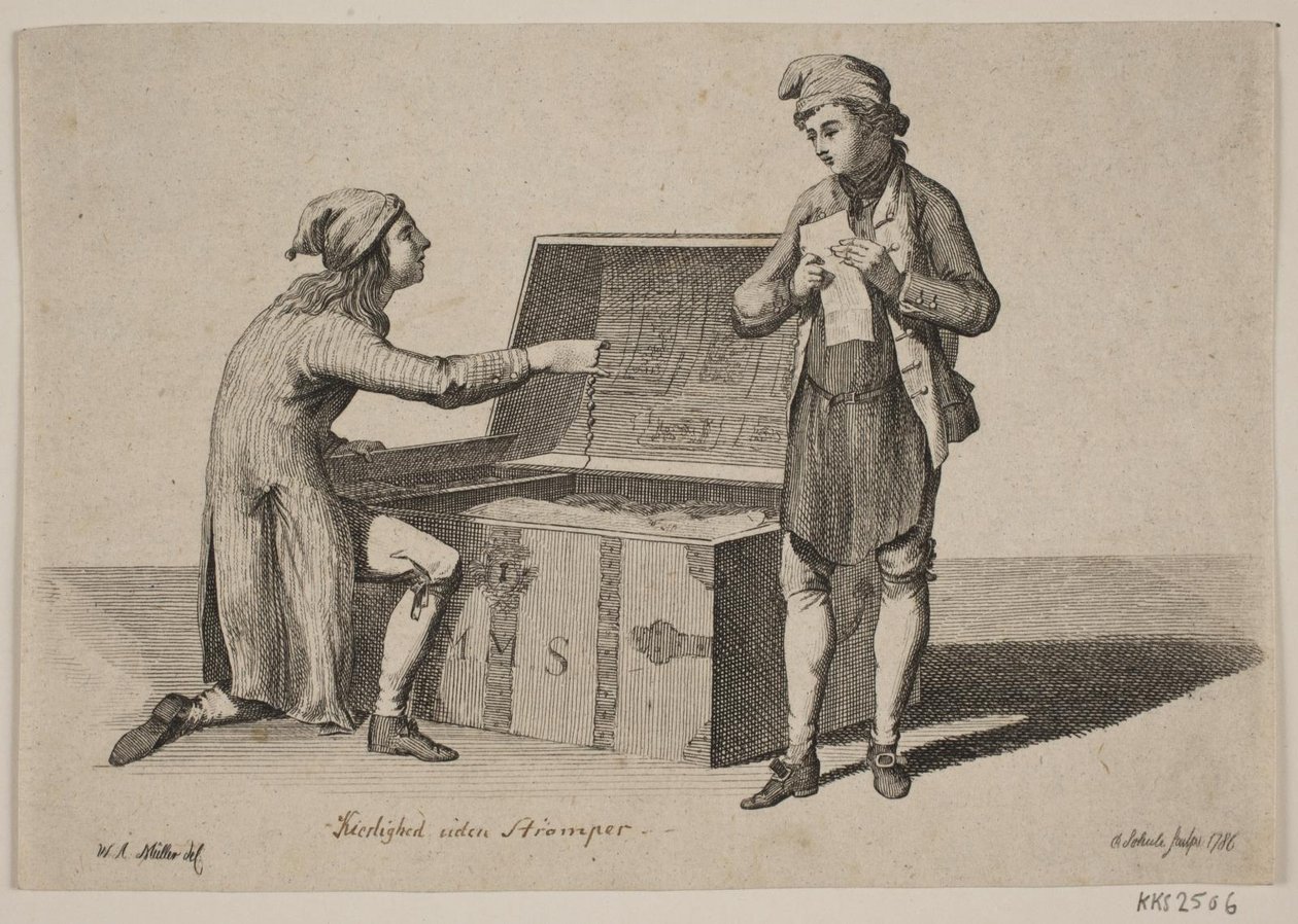 Mads och Jesper i "Kärlek utan strumpor" av Georg Christian Schule
