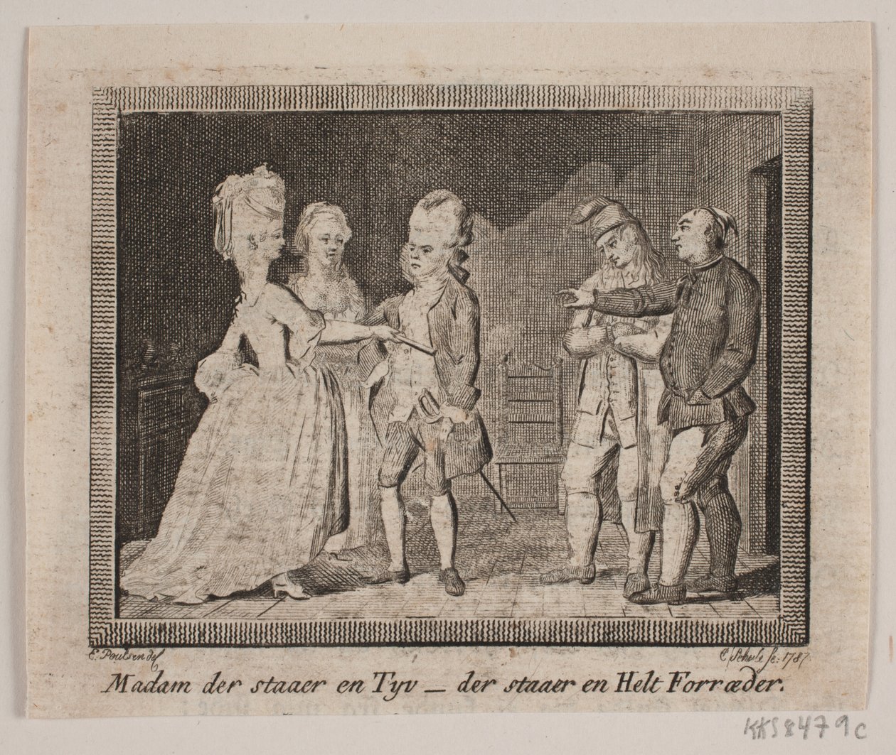 Vinjett för J. H. Wessels "Alla skrifter" av Georg Christian Schule
