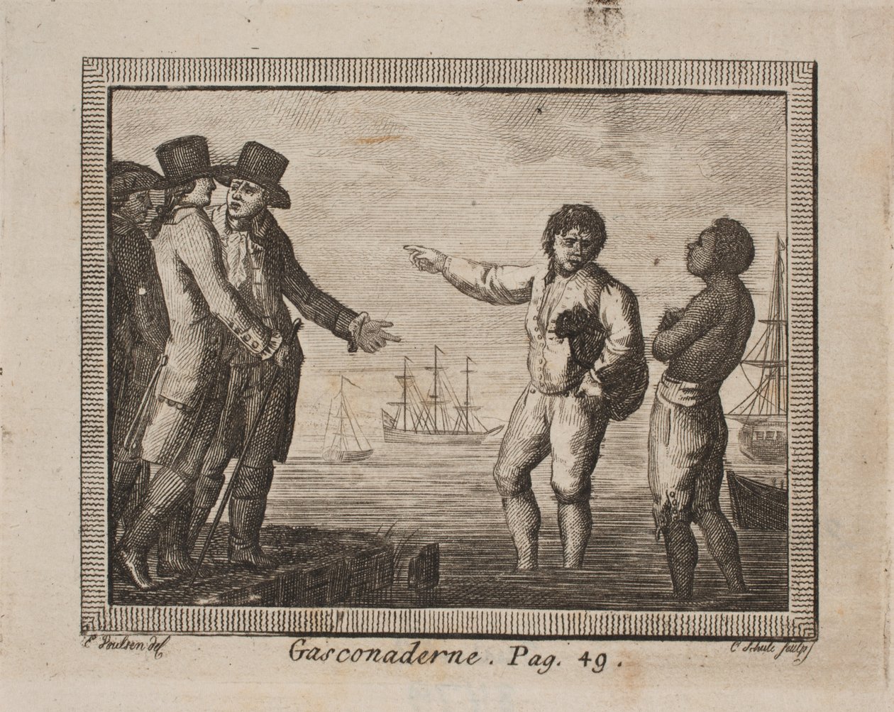 Vinjett för J. H. Wessels "Alla skrifter" av Georg Christian Schule