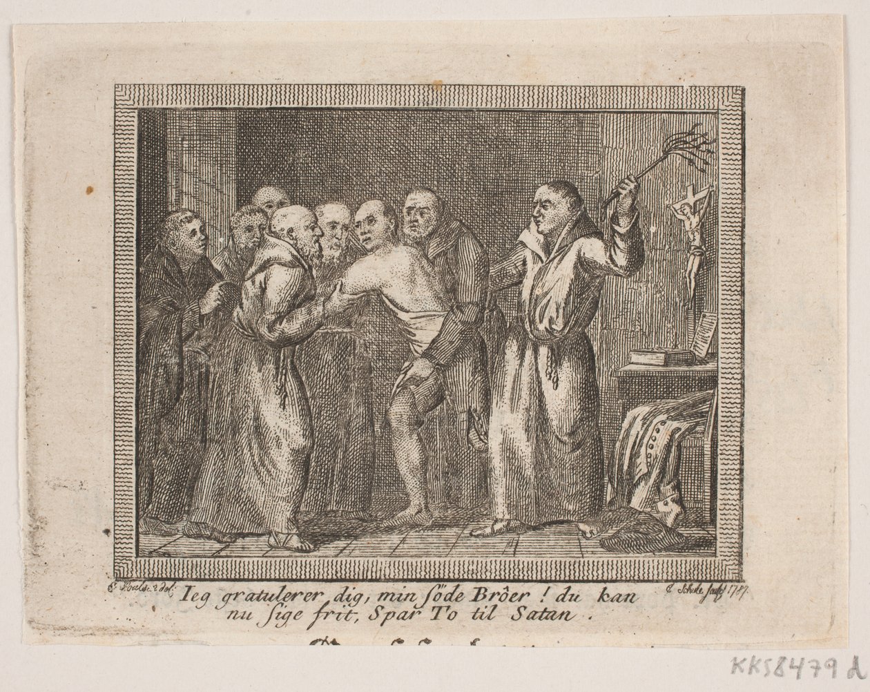 Vinjett för J. H. Wessels "Alla skrifter" av Georg Christian Schule