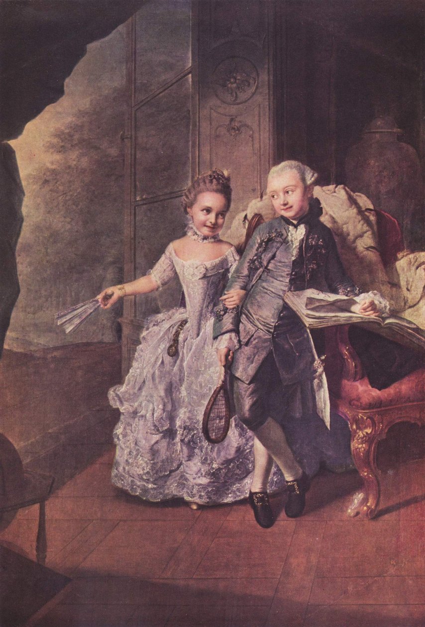 Tyska: Die Verführung zum Spiel (Prinsen och Prinsessan av Mecklenburg) av Georg David Matthieu