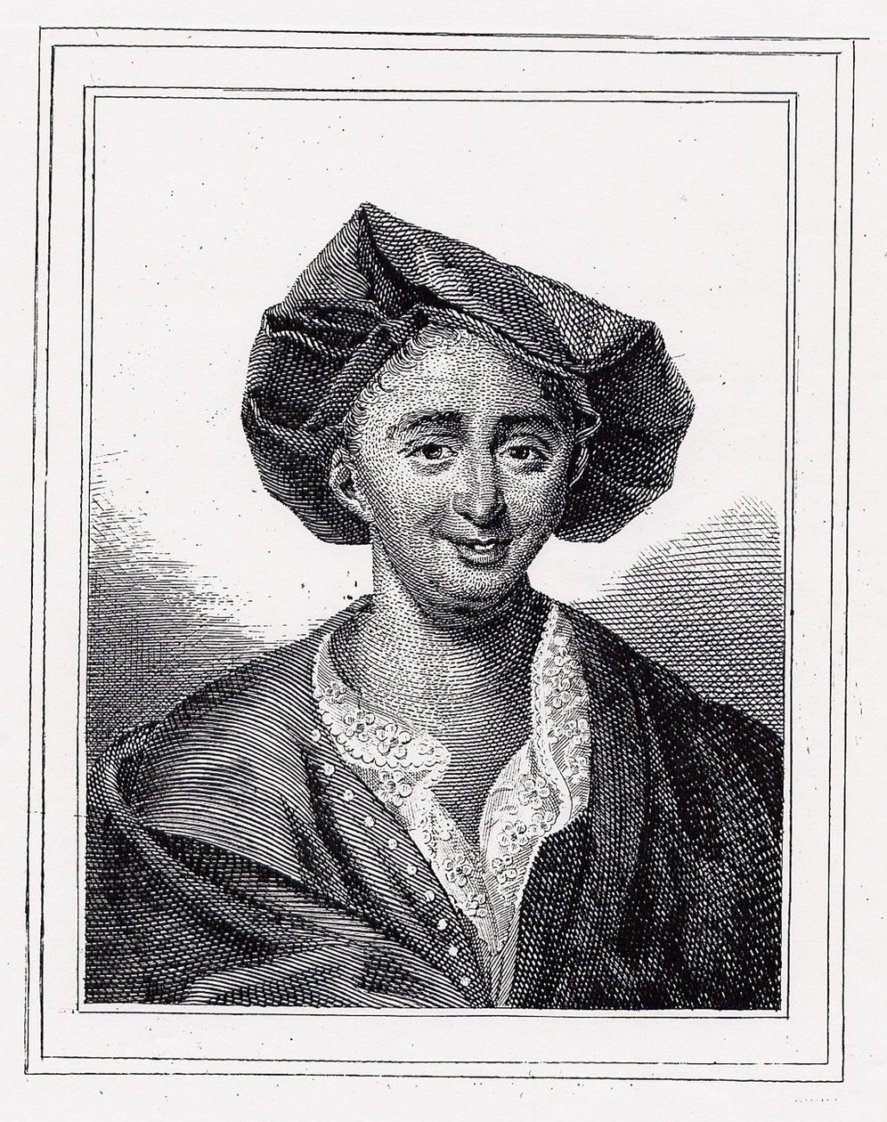 Julien Offray de La Mettrie 1709-1751 av Georg Freidrich Schmidt