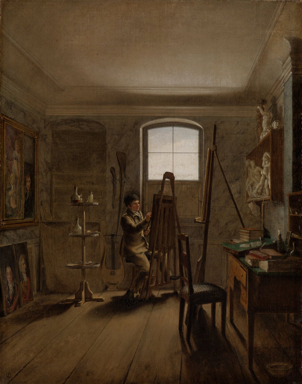 Målaren Gerhard von Kügelgen i sin ateljé av Georg Friedrich Kersting