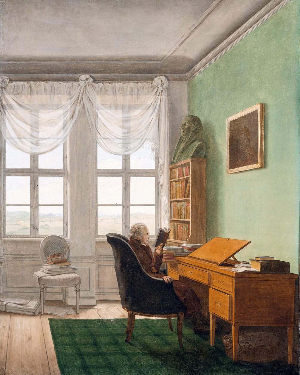 Reinhards arbetsrum av Georg Friedrich Kersting