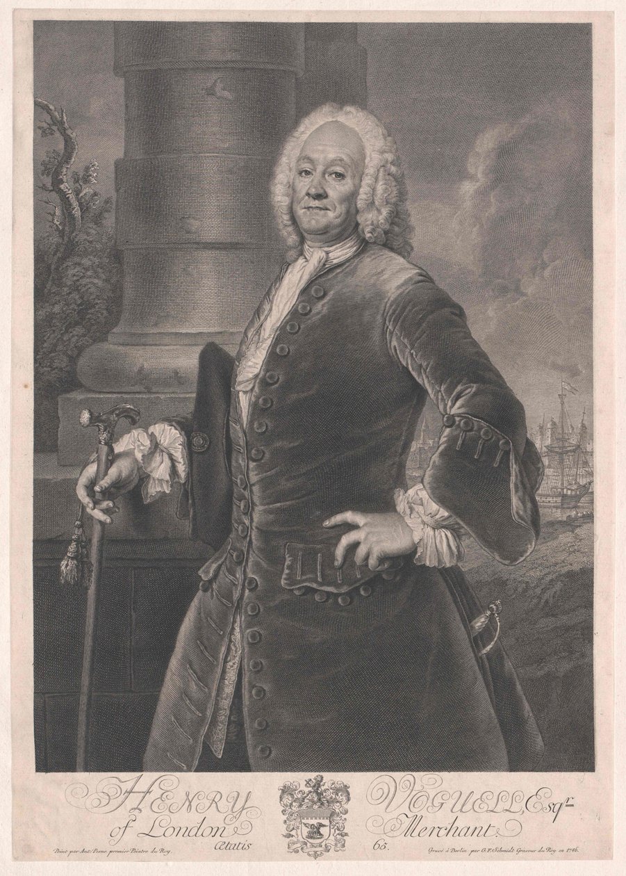 Handelsman i London Henry Voguell av Georg Friedrich Schmidt