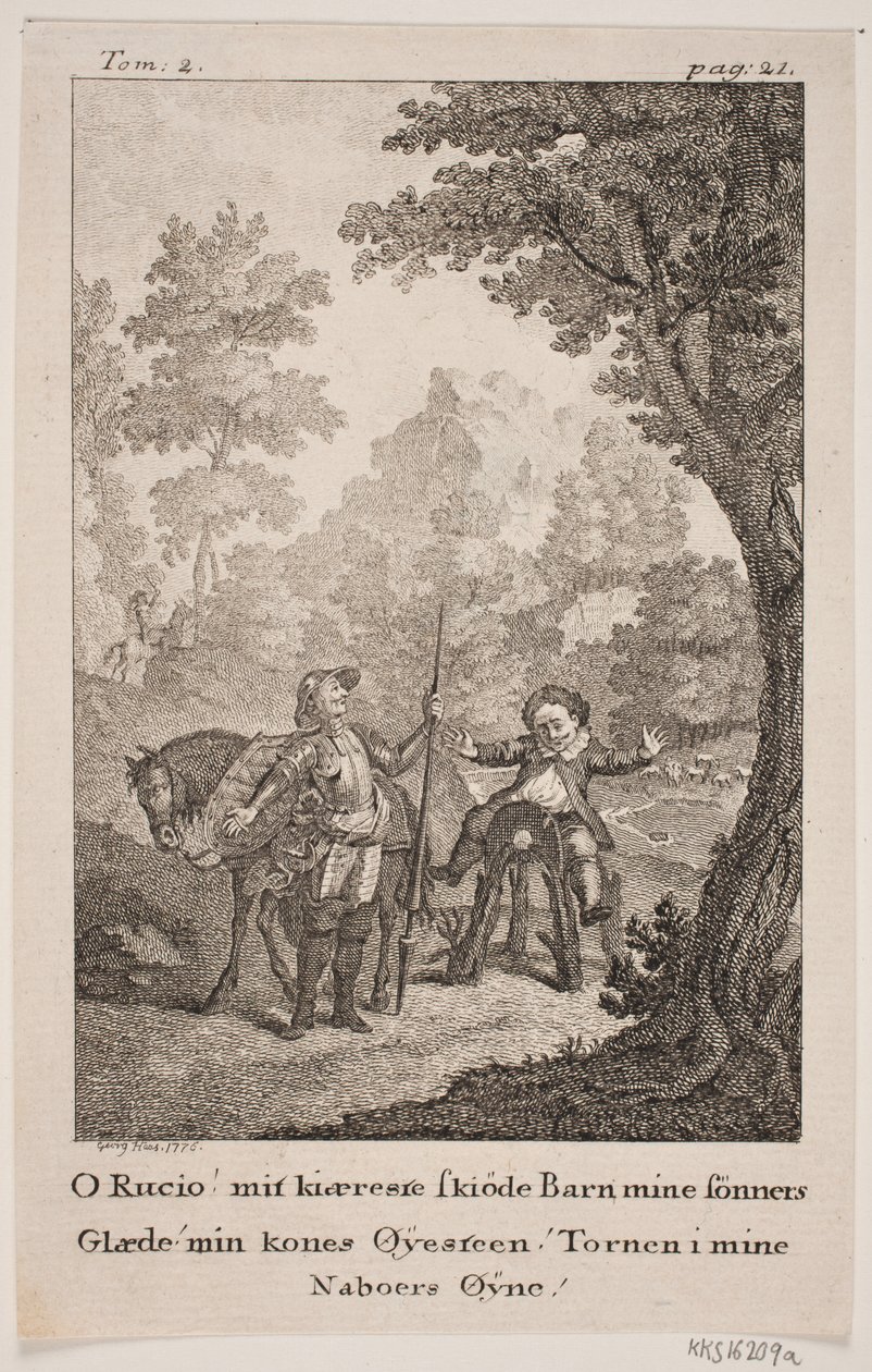 Illustration till Don Quijote av Georg Haas