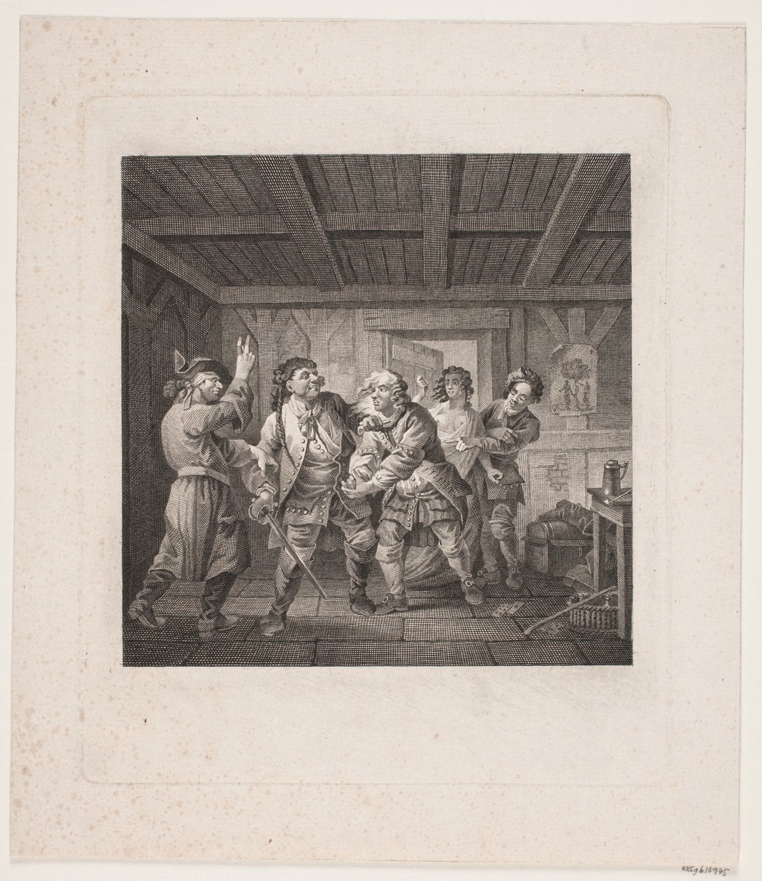 Illustration till Holbergs komedier av Georg Haas