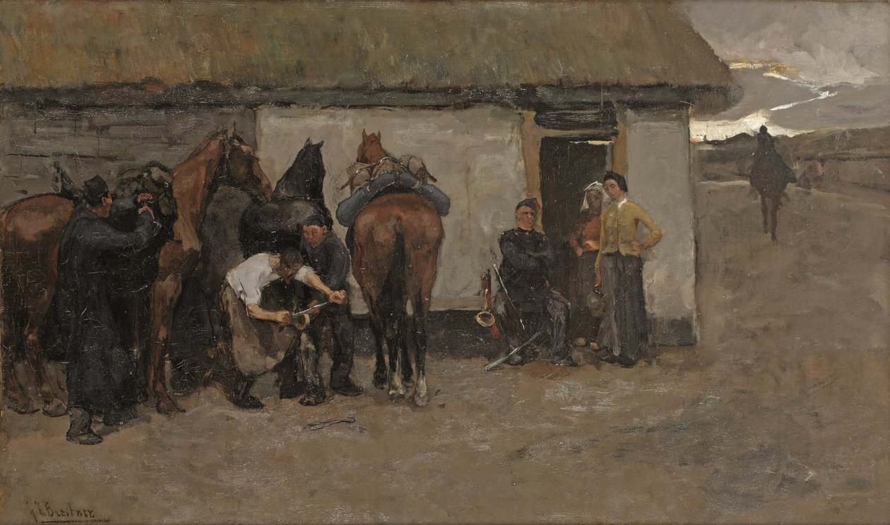Smeden, ca 1881-84 (olja på duk) av Georg Hendrik Breitner