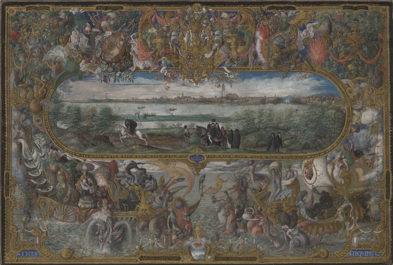 Utsikt över Sevilla, 1573 av Georg Hoefnagel