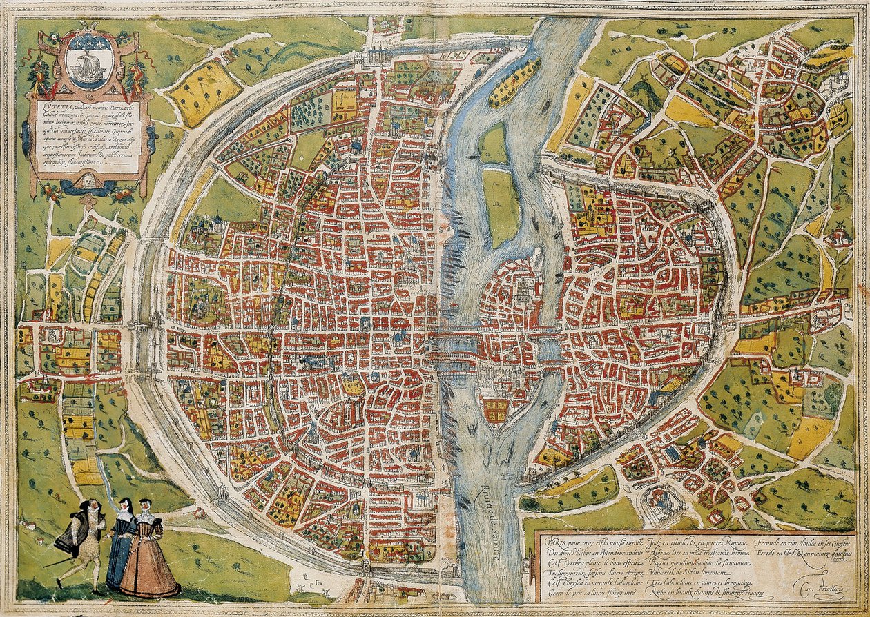 BRAUN, George (1541-1622). ORTELIUS, Abraham (1527-1598). HOGENBERG, Franz (1535-1590). Civitatis Orbis Terrarum (Theatrum orbis terrarum). 1572-1617. Paris (1572). Volym I. Etsning. SPANIEN. KASTILIEN OCH LEON. Salamanca. Salamancas universitetsbibliotek av Georg Hogenberg Franz (1535 90) & Ortelius Abraham (1527 98) Braun
