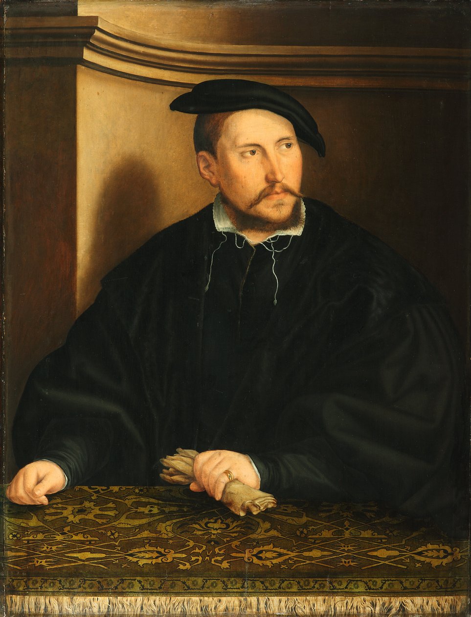 Porträtt av en ung man av Georg Pencz