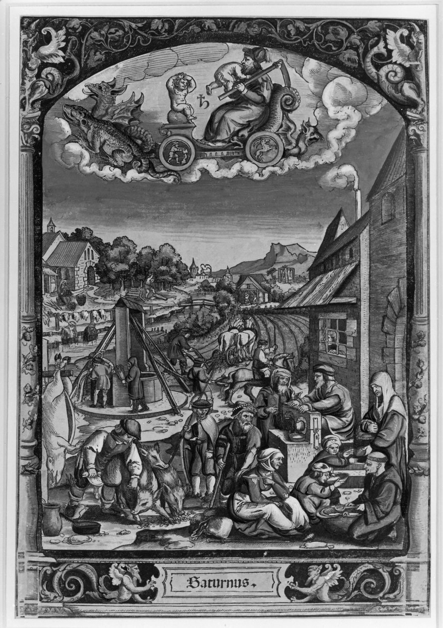 De sju planeterna: Saturnus av Georg Pencz
