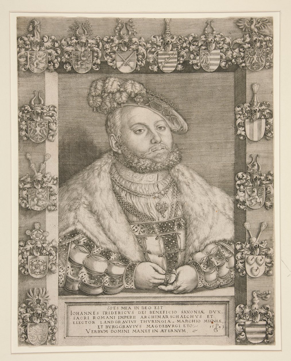 Fredrik den vise, kurfurste av Sachsen av Georg Pencz