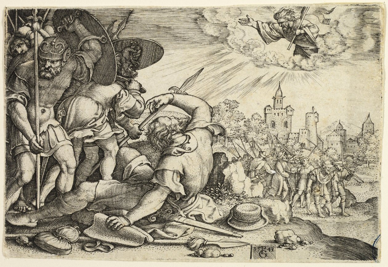 St Pauls omvändelse av Georg Pencz
