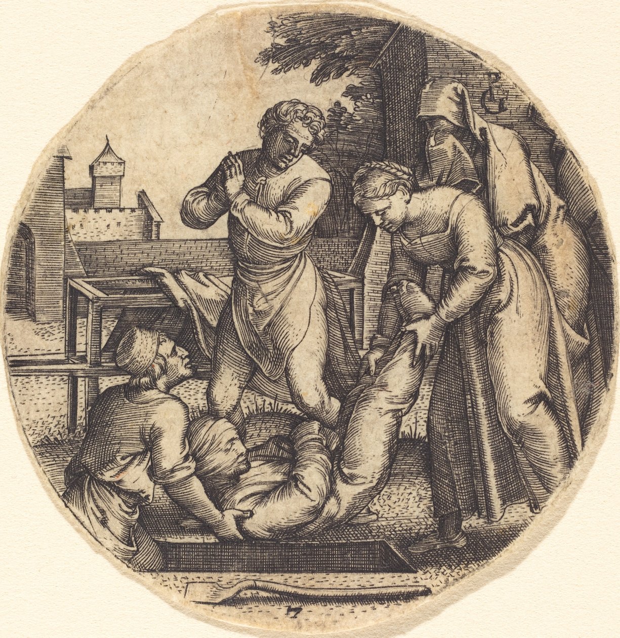 Att begrava de döda av Georg Pencz