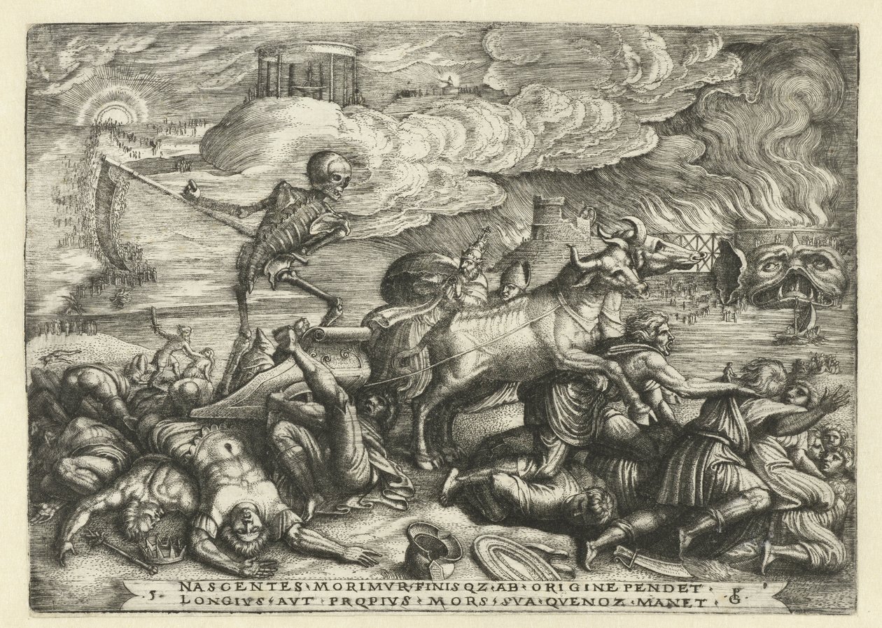 Dödens triumf Six Triumphs of Petrarch (serietitel) av Georg Pencz