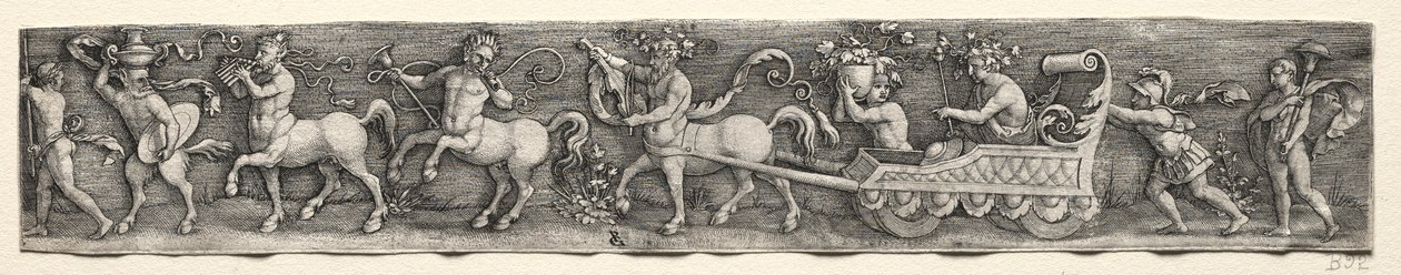 Bacchus triumf av Georg Pencz