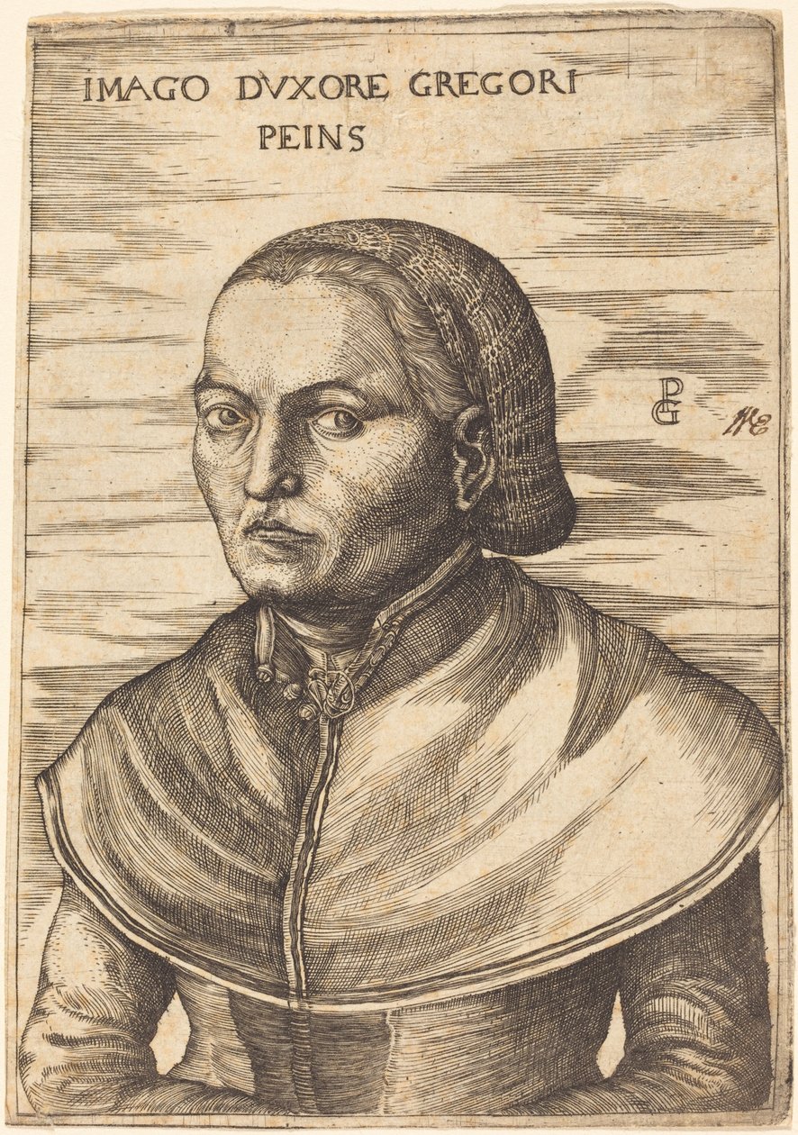 Georg Pencz hustru av Georg Pencz