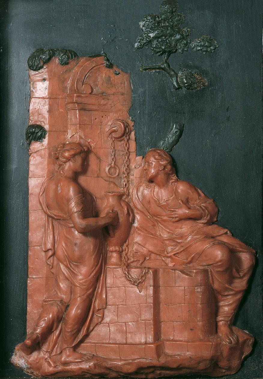 Kristus och den samaritiska kvinnan vid brunnen av Georg Raphael Donner