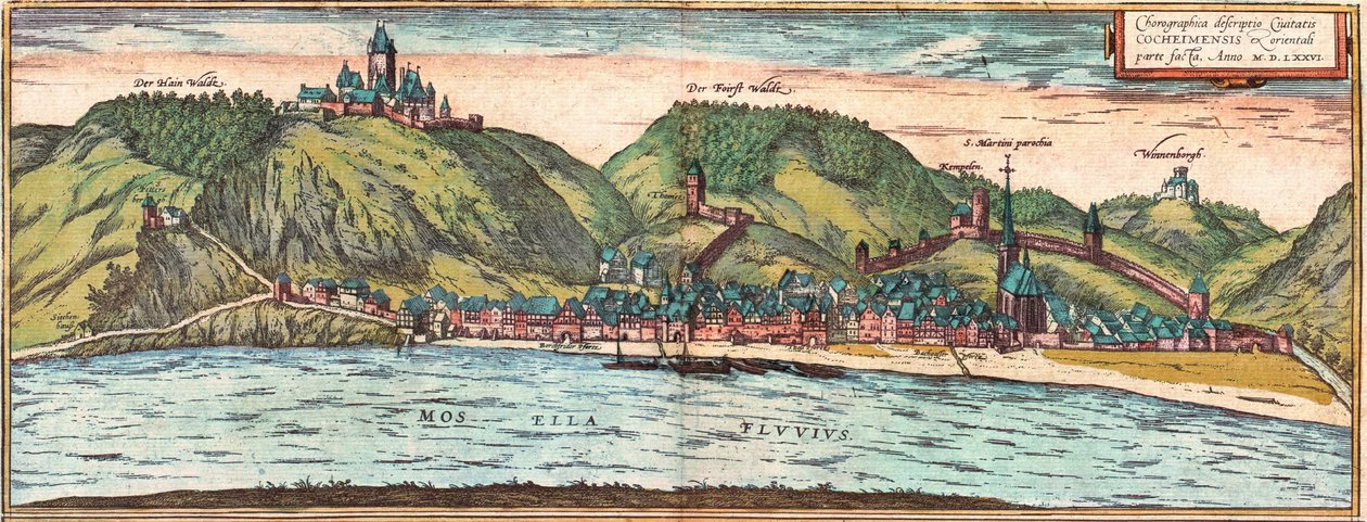Cochem av Georg and Hogenberg Franz (1535 90) Braun