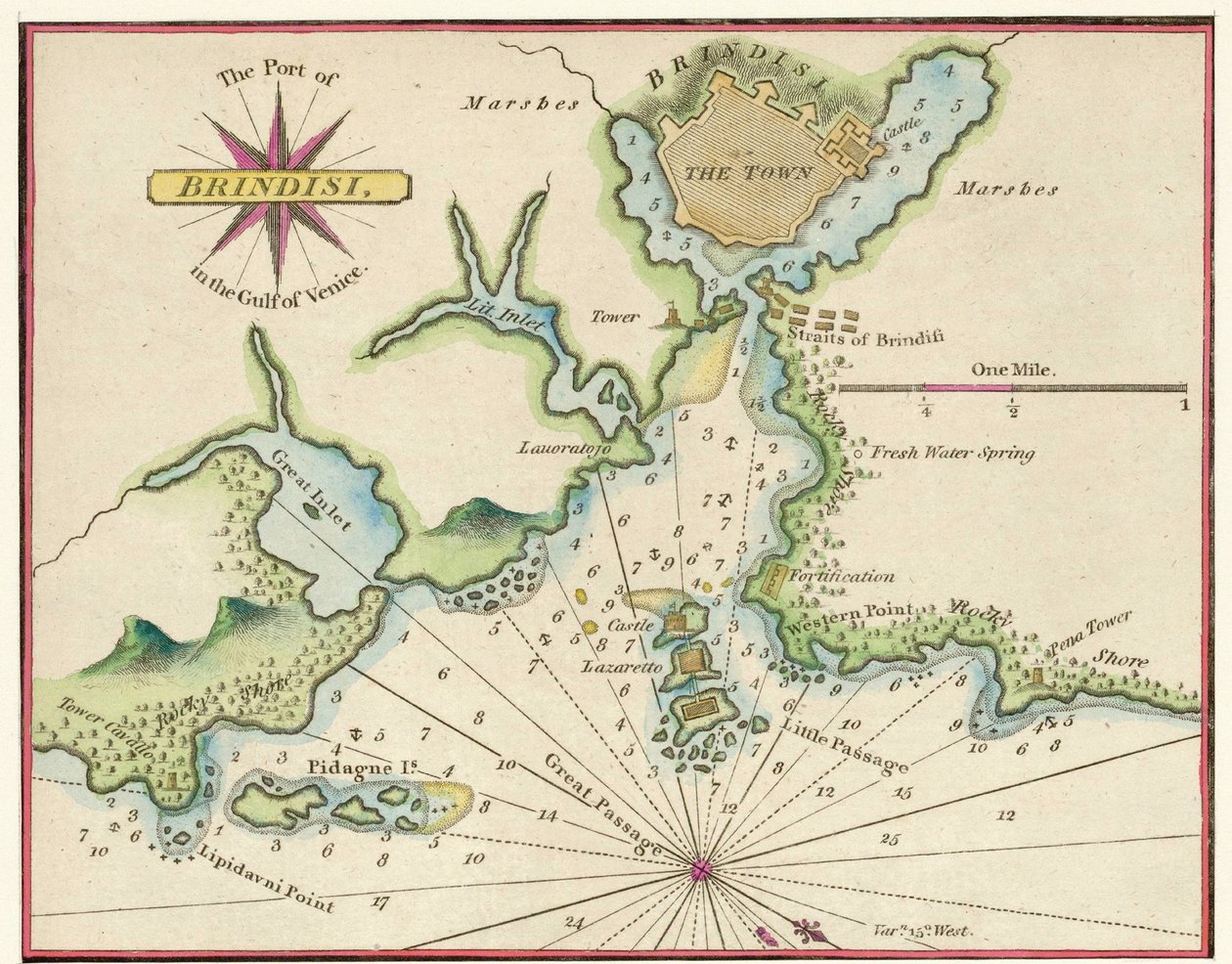 Venedigbukten av Georg and Hogenberg Franz (1535 90) Braun