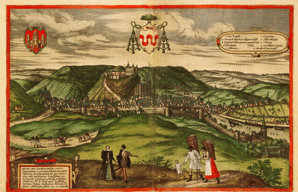 Nederländerna av Georg and Hogenberg Franz (1535 90) Braun