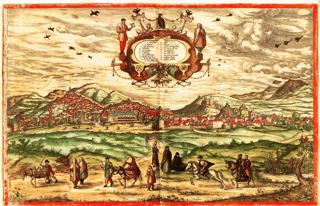 Spanien av Georg and Hogenberg Franz (1535 90) Braun
