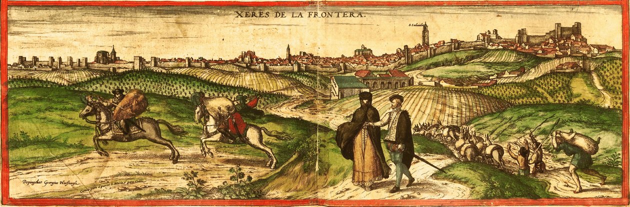 Spanien av Georg and Hogenberg Franz (1535 90) Braun