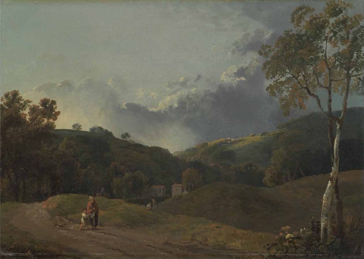 Landskap med husdjur av George Barret