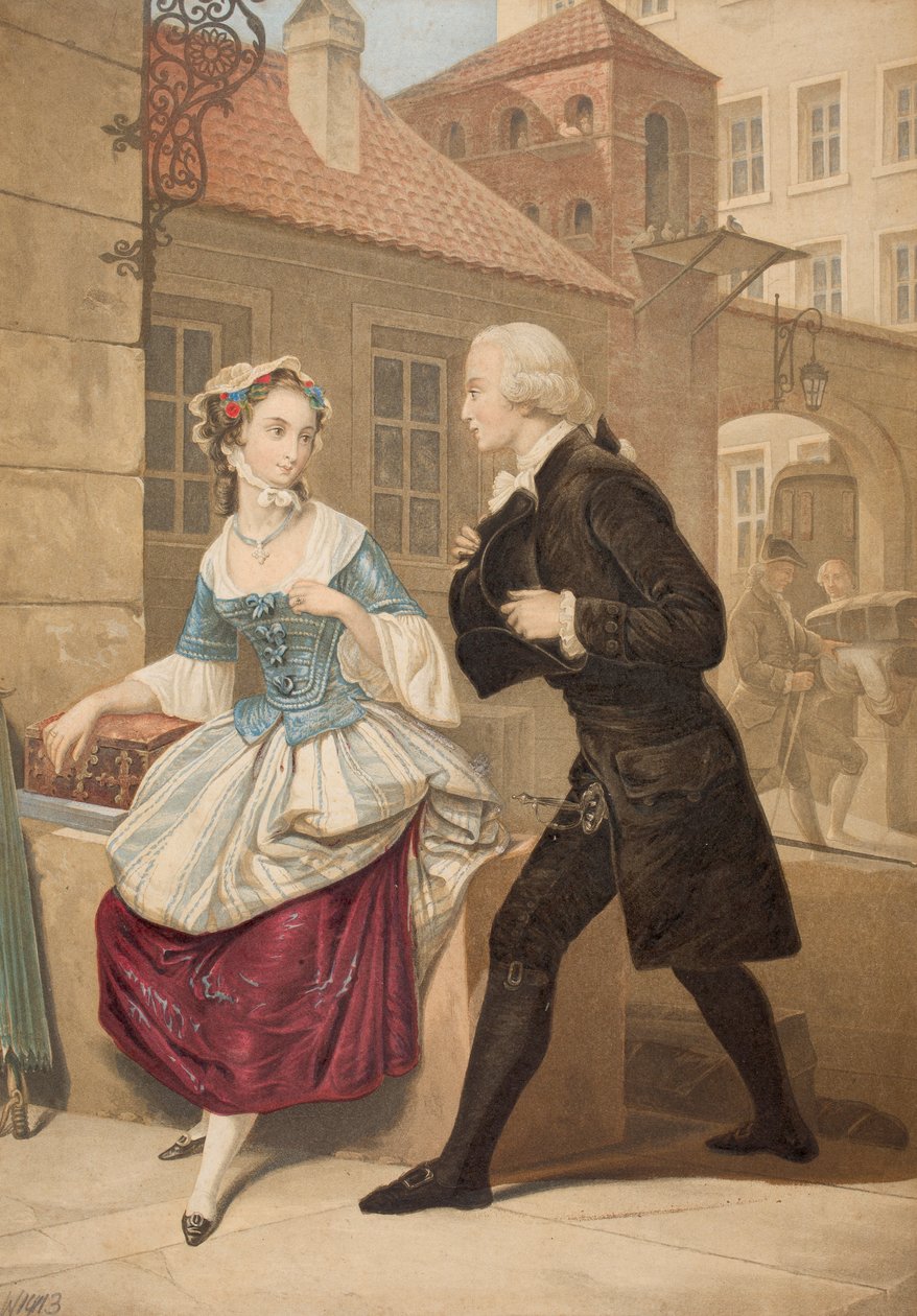 Första intryck, 1851 av George Baxter