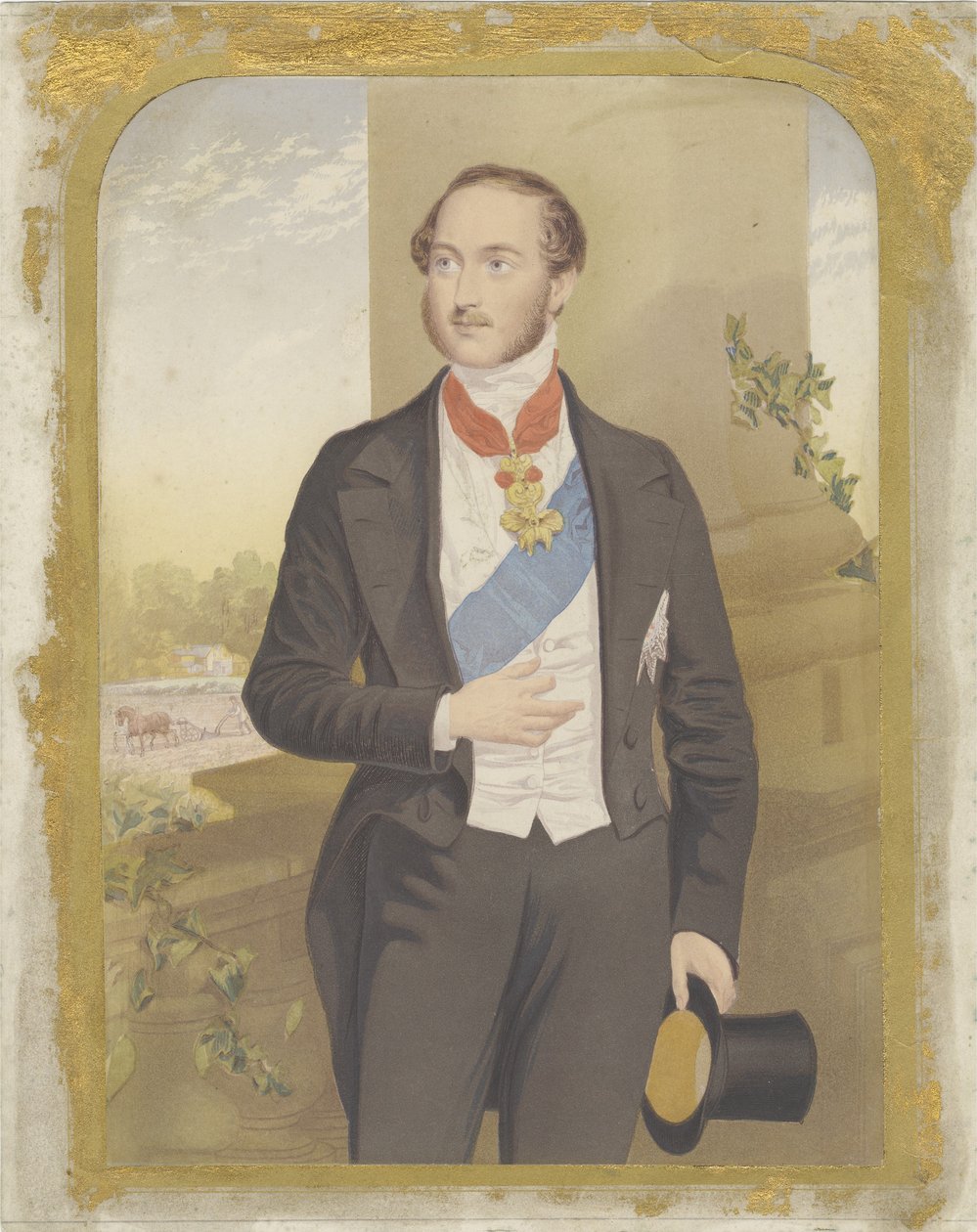 Prins Albert, efter 1855 (akvatint) av George Baxter
