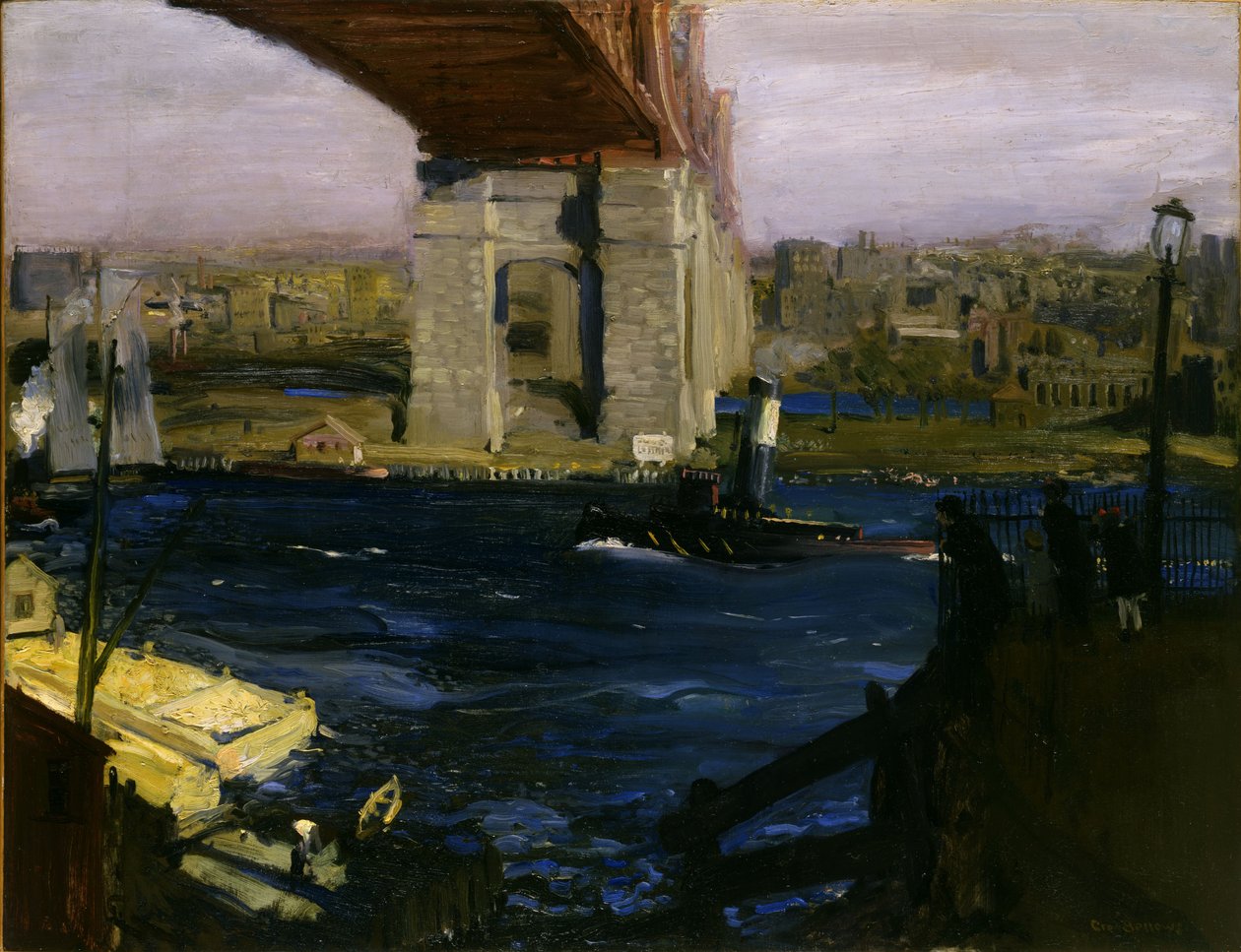 Bridge, Blackwells ö av George Wesley Bellows