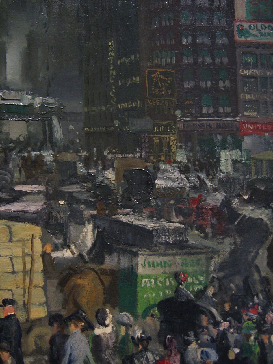 New Yorkndetail  av George Wesley Bellows