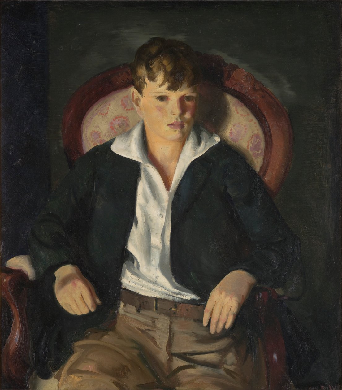 Portrait of a boy / Meredith Hare av George Wesley Bellows