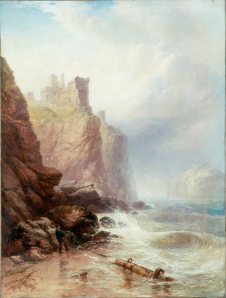 Tantallon Castle, 1872 av George Blackie Sticks