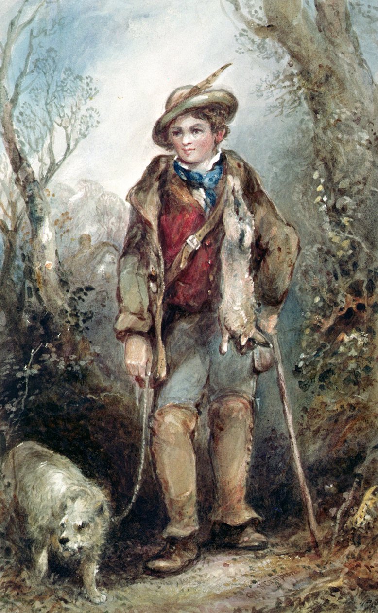 Pojke med kaniner av George Bryant Campion